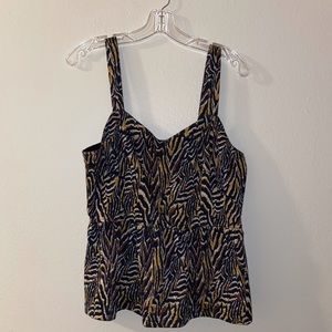 Anthropologie Peplum Tank Top NWT Sz. L